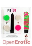 Vibrator green-pink (My Toy)
