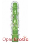 Neon Glass Vibrator - Caress - Green (Pipedream)