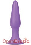 Silky Buttplug Medium Size - Purple (Shots Toys)