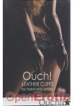 Leather Cuffs - Black (Shots Toys - Ouch!)