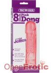 Crystal Jellies Dong 8 Inch - Pink (Doc Johnson)