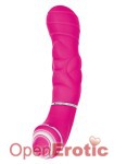 Give It Up! - 10 Function Silicone Massager - Pink (California Exotic Novelties - Up!)