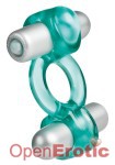Spice It Up! - Double Action Couples Ring 2 - Teal (California Exotic Novelties - Up!)