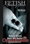 Medium Black Glass Ben-Wa Balls (Pipedream - Fetish Fantasy Series)