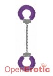 Beginners Furry Leg Cuffs - Purple (Shots Toys - Ouch!)