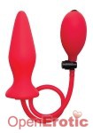 Inflatable Silicone Plug - Red (Shots Toys - Ouch!)