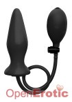 Inflatable Silicone Plug - Black (Shots Toys - Ouch!)