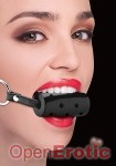 Cylinder Gag - Black (Shots Toys - Ouch!)