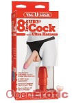UR3 Cock with Ultra Harness - 8 Inch (Doc Johnson)