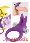 Smile Vibrating Cock Ring Rabbit (You2Toys - Silicone Stars)