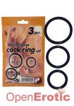Silicone Cock Ring Set - 3 Stck (You2Toys)
