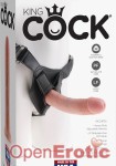 Strap On Harness with Cock - 8 Inch - White (Pipedream - King Cock)