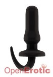 No. 12 Butt Plug Rubber - 4 Inch - Black (SONO)