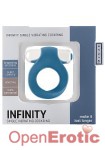 Infinity - Single Vibrating Cockring - Blue (Shots Toys - Mjuze)