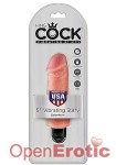 5 Inch Vibrating Stiffy - Skin (Pipedream - King Cock)