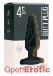 Butt Plug - Hollow 4 - 4 Inch - Black (Shots Toys - Plug and Play)