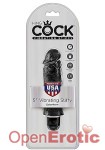 5 Inch Vibrating Stiffy - Black (Pipedream - King Cock)