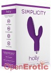 Holy - G-Spot and Clitoral Vibrator - Purple (Shots Toys - Simplicity)