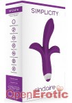 Sinclaire - G-Spot and Clitoral Vibrator - Purple (Shots Toys - Simplicity)