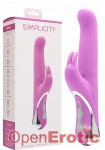 Fadey - Rechargeable Rabbit Vibrator - Pink (Shots Toys - Simplicity)