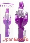 Laci - Double Rabbit - Purple (Shots Toys - Simplicity)