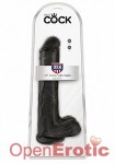 13 Inch Cock - with Balls - Black (Pipedream - King Cock)