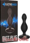 E-Stimulation Vibrating Buttplug - Black (Shots Toys - ElectroShock)