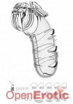 Model 05 - Chastity - 5.5 Inch - Cock Cage - Transparent (Shots Toys - Mancage)