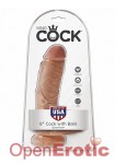 8 Inch Cock with Balls - Tan (Pipedream - King Cock)