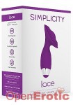 Lace -Clitoral Vibrator - Purple (Shots Toys - Simplicity)