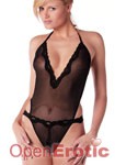 Body Resille Dentelle Noir 36/38 (Concorde)
