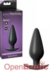 Small Weighted Silicone Plug - Black (Pipedream - Anal Fantasy Elite Collection)