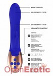 Heating Rabbit Vibrator - Opulent - Blue (Shots Toys - Elegance)