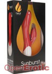 Sunburst - Rechargeable Heating G-Spot Rabbit Vibrator - Red (Shots Toys - Heat)