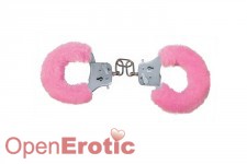 Furry Fun Cuffs - Pink Plush 