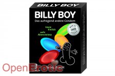 Billy Boy Condoms colored, moist - 3 Pack 