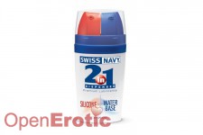 2 in 1 - Silicone and Water Base Premium Lubricants - 50 ml 