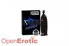 Secura préservatif - Black Power 3er Pack 