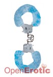 Furry Fun Cuffs - Pale Blue Plush (Scala - ToyJoy)