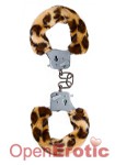 Furry Fun Cuffs - Leopard Plush (Scala - ToyJoy)