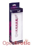 Glass Worxx Crystal Pacifier - Twisting Pink (Scala - ToyJoy)