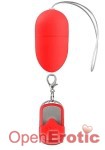 10-Speed Remote Vibrating Egg Red - Medium Size (Shots Toys)