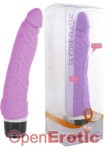 Silicone Classic Slim Vibrator - Purple (Seven Creations)