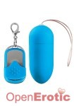 10-Speed Remote Vibrating Egg Blue - Big Size (Shots Toys)