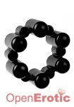 Sixshot Black Vibrating Ring (Shots Toys)