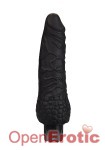 Realistic Skin Vibrator Small - Black (Shots Toys)