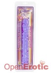 Crystal Jellies Jr. Double Dong 12 Inch - Purple (Doc Johnson)