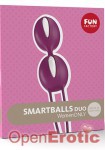 Smartballs Duo - white/grape (Fun Factory)