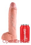 10 Inch Cock - with Balls - Skin (Pipedream - King Cock)