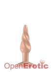 Buttplug - Rubber - 4 Inch - Model 5 - Flesh (Bottom Line)